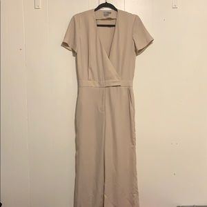 ASOS blush short sleeve jumpsuit